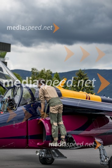 Leteči biki, The Flying Bulls, zadnji dan treninga 2021 v Mariboru