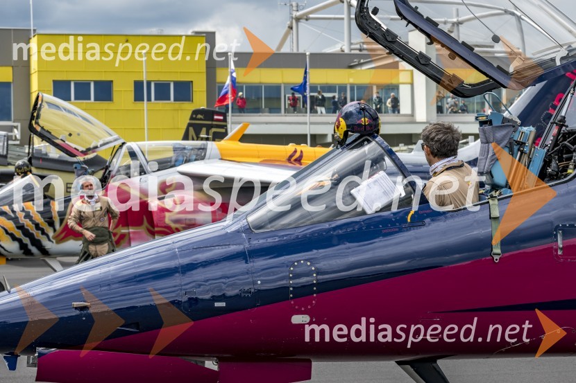 Leteči biki, The Flying Bulls, zadnji dan treninga 2021 v Mariboru