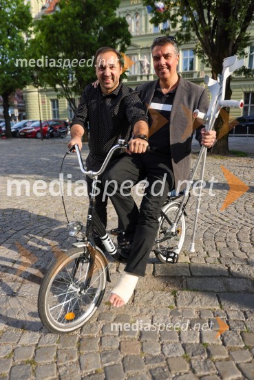  Tim Ribič, operni pevec, lastnik restavracije Miyabi, 1. tenor, Slovenski oktet;  Pier Francesco  Maestrini, režiserMadama Butterfly, premiera opere, Slovensko Narodno Gledališče Maribor