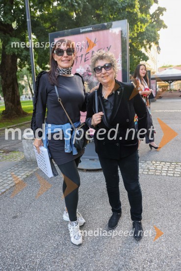  Marina Božič Lanza, ustanoviteljica Allegria Maribor;  Dragica Petrovič, režiserka in producentkaMadama Butterfly, premiera opere, Slovensko Narodno Gledališče Maribor