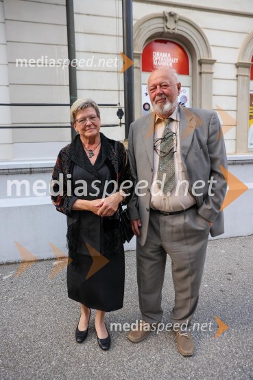  Vesna Železnik, dr. med. specialist interne medicine;  Blaž Železnik, ustanovitelj in dolgoletni direktor Expo biro d.o.o.Madama Butterfly, premiera opere, Slovensko Narodno Gledališče Maribor