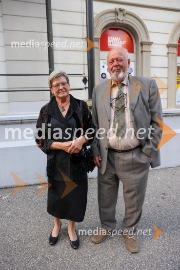  Vesna Železnik, dr. med. specialist interne medicine;  Blaž Železnik, ustanovitelj in dolgoletni direktor Expo biro d.o.o.Madama Butterfly, premiera opere, Slovensko Narodno Gledališče Maribor