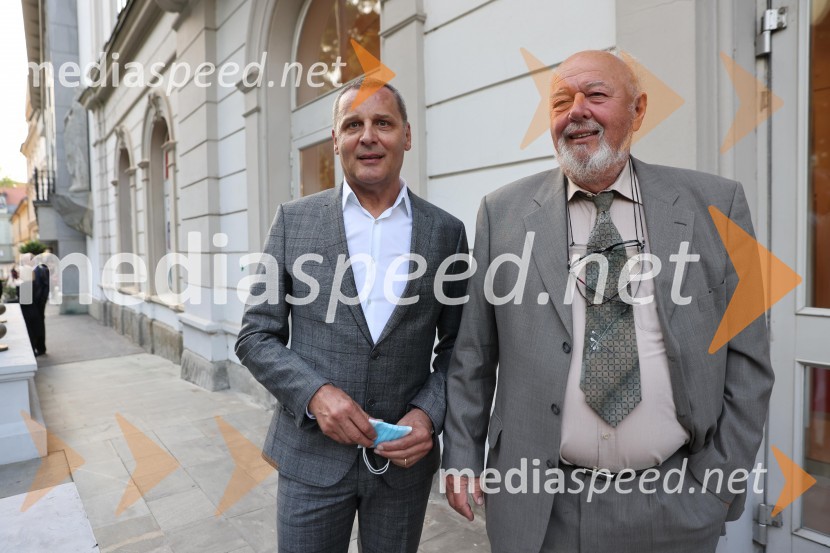  Danilo Rošker, direktor SNG Maribor;  Blaž Železnik, ustanovitelj in dolgoletni direktor Expo biro d.o.o.Madama Butterfly, premiera opere, Slovensko Narodno Gledališče Maribor