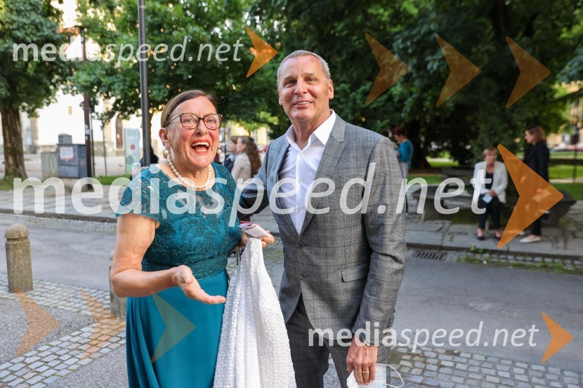  Dunja Bezjak;  Danilo Rošker, direktor SNG MariborMadama Butterfly, premiera opere, Slovensko Narodno Gledališče Maribor