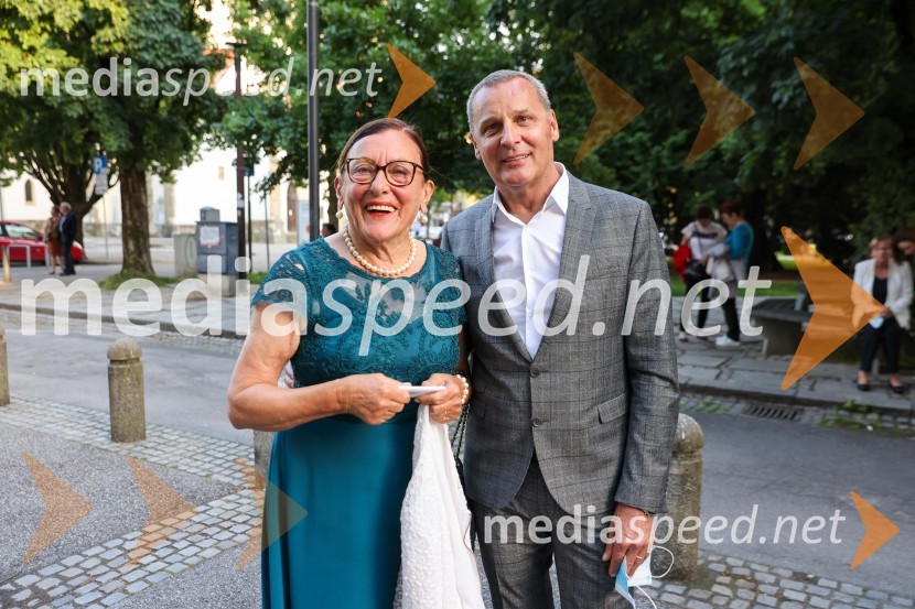  Dunja Bezjak;  Danilo Rošker, direktor SNG MariborMadama Butterfly, premiera opere, Slovensko Narodno Gledališče Maribor