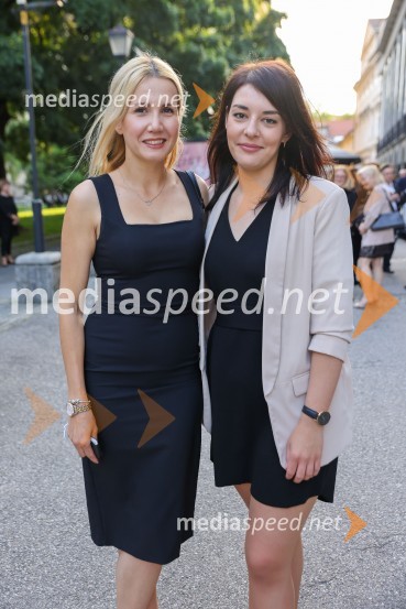  Natalija Cvetko, vodja projektov, Mediaspeed;  Tadeja  MahoričMadama Butterfly, premiera opere, Slovensko Narodno Gledališče Maribor