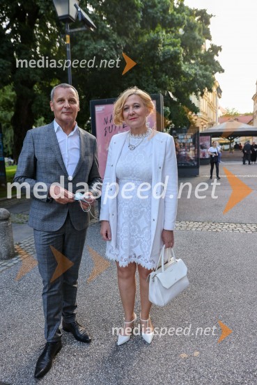  Danilo Rošker, direktor SNG Maribor;  Ignacija  Fridl Jarc, državna sekretarka na Ministrstvu za kulturo RSMadama Butterfly, premiera opere, Slovensko Narodno Gledališče Maribor