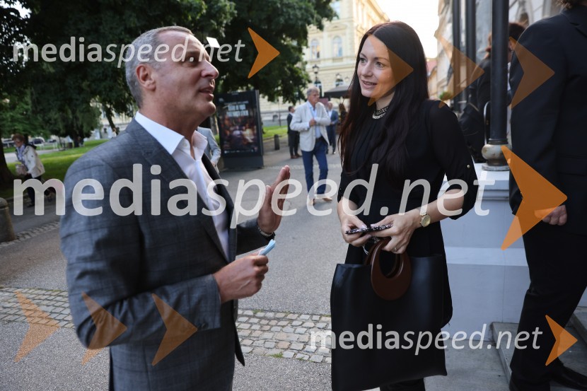  Danilo Rošker, direktor SNG Maribor;  Ksenija VašMadama Butterfly, premiera opere, Slovensko Narodno Gledališče Maribor