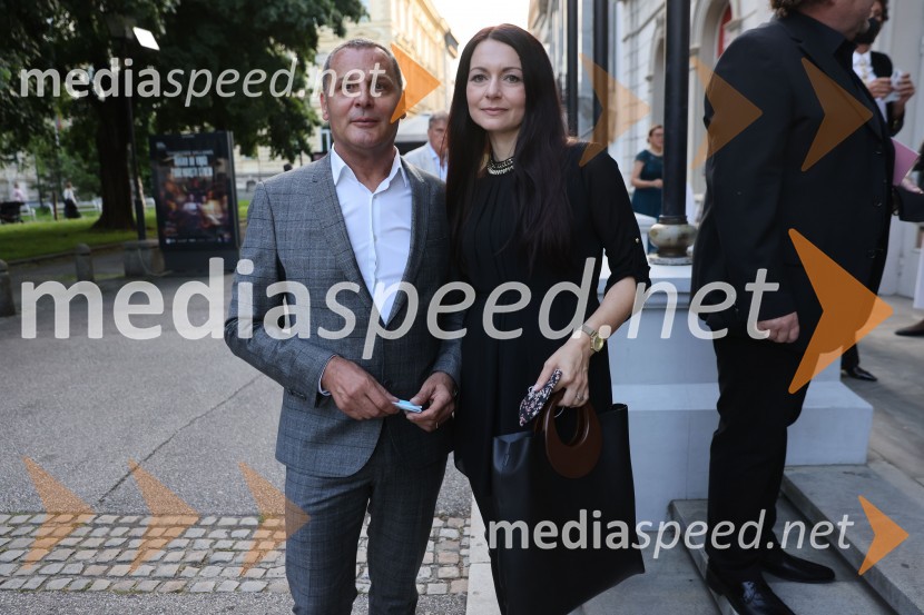  Danilo Rošker, direktor SNG Maribor;  Ksenija VašMadama Butterfly, premiera opere, Slovensko Narodno Gledališče Maribor