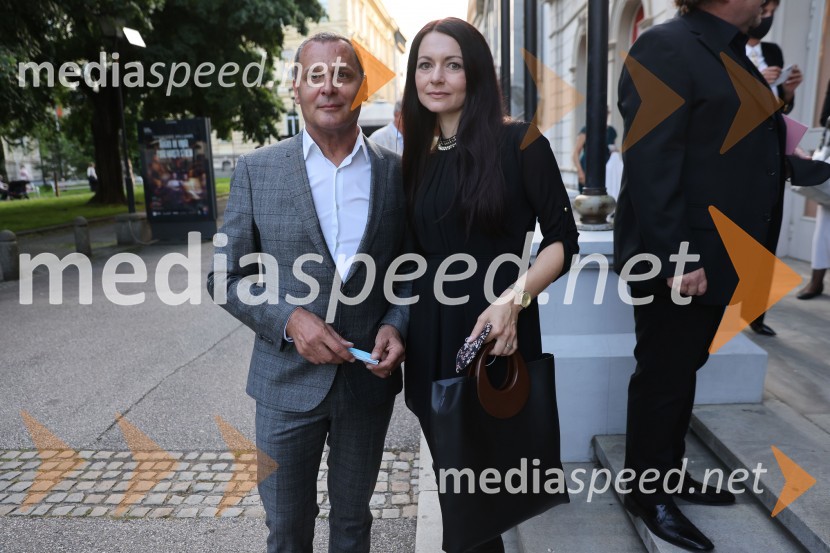  Danilo Rošker, direktor SNG Maribor;  Ksenija VašMadama Butterfly, premiera opere, Slovensko Narodno Gledališče Maribor