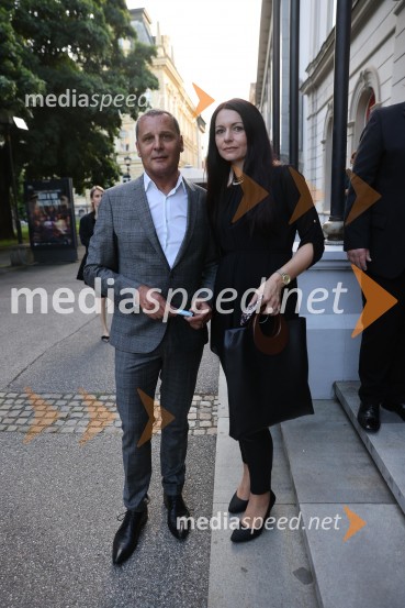  Danilo Rošker, direktor SNG Maribor;  Ksenija VašMadama Butterfly, premiera opere, Slovensko Narodno Gledališče Maribor