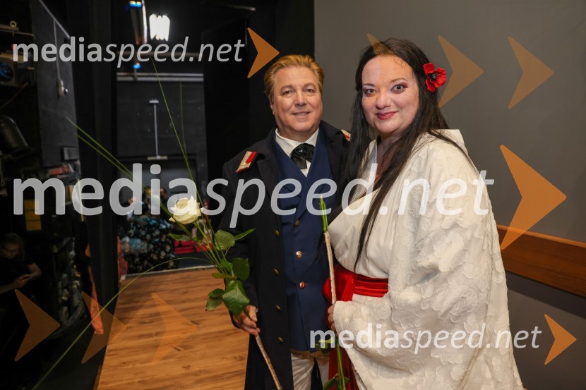  Renzo Zulian, operni pevec;  Rebeka Lokar, operna pevkaMadama Butterfly, premiera opere, Slovensko Narodno Gledališče Maribor