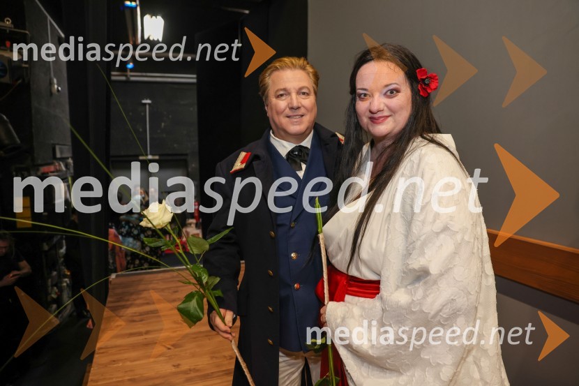  Renzo Zulian, operni pevec;  Rebeka Lokar, operna pevkaMadama Butterfly, premiera opere, Slovensko Narodno Gledališče Maribor