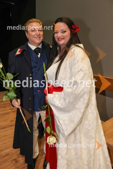  Renzo Zulian, operni pevec;  Rebeka Lokar, operna pevkaMadama Butterfly, premiera opere, Slovensko Narodno Gledališče Maribor