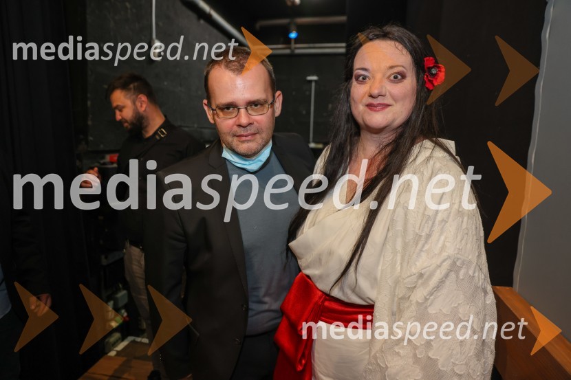  Alan Kavčič, predstavnik za odnose z javnostmi SNG Maribor;  Rebeka Lokar, operna pevkaMadama Butterfly, premiera opere, Slovensko Narodno Gledališče Maribor
