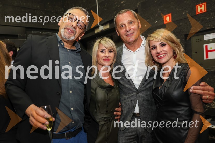  Luca Dall' Alpi, kostumograf;  Martina Toš;  Danilo Rošker, direktor SNG Maribor;  Simona Toš, kostumografinjaMadama Butterfly, premiera opere, Slovensko Narodno Gledališče Maribor