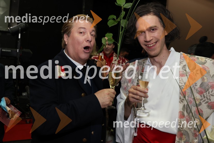  Renzo Zulian, operni pevec;  Jernej Luketič, pevec, igralecMadama Butterfly, premiera opere, Slovensko Narodno Gledališče Maribor