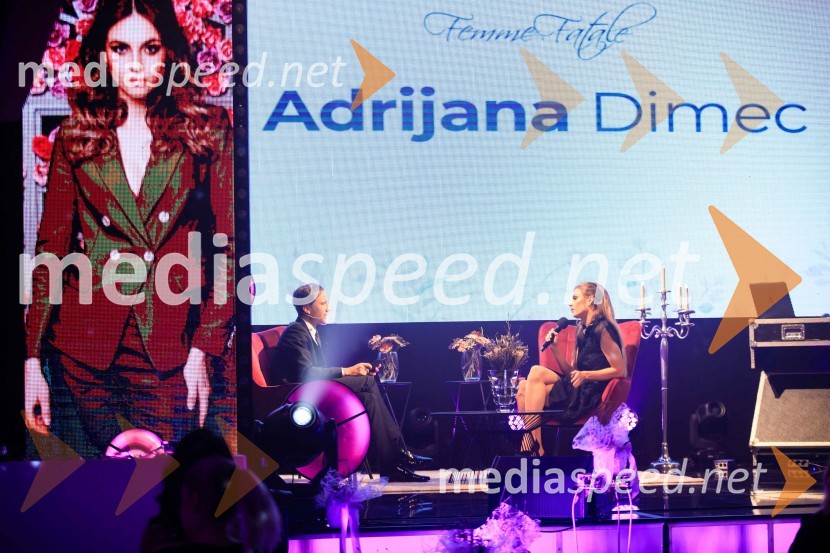  Klemen Slakonja, igralec, komik in TV voditelj;  Adrijana DimecPatricia Pangeršič je Femme fatal 2021