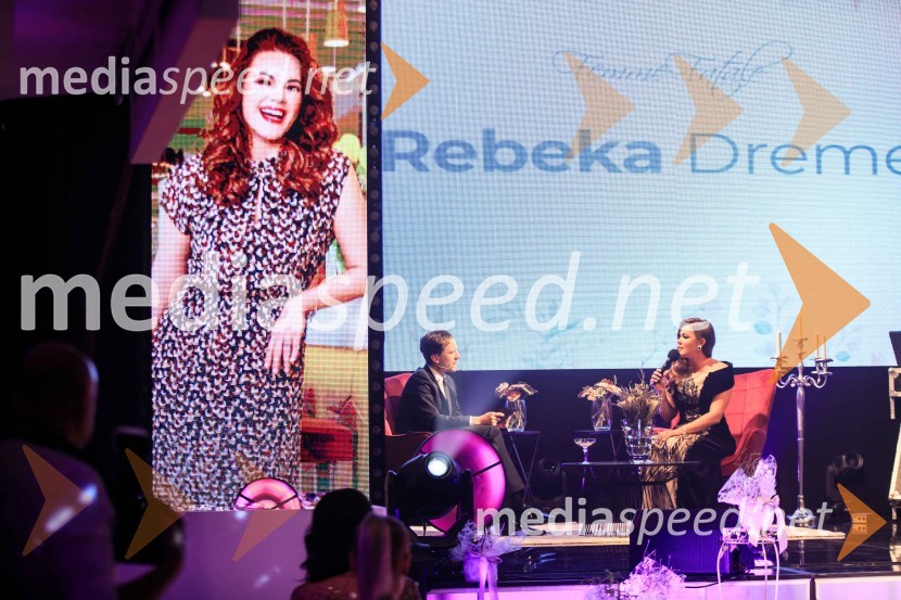  Klemen Slakonja, igralec, komik in TV voditelj;  Rebeka Dremelj, pevkaPatricia Pangeršič je Femme fatal 2021