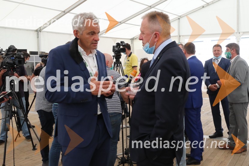  Aleksander Saša Arsenovič, župan, Mestna občina Maribor;  Zdravko Počivalšek, minister za gospodarski razvoj in tehnologijoZagon nove linije, Paloma