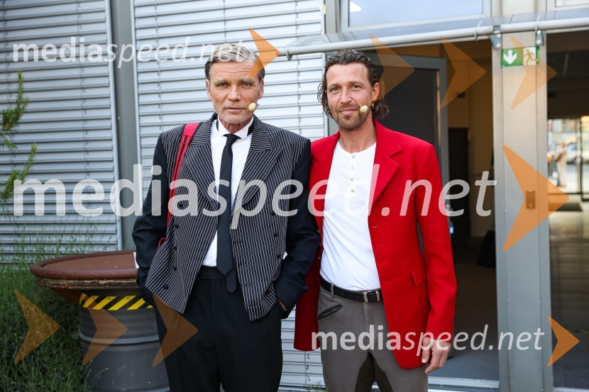  Boris  Kerč, igralec;  Tomo Tomšič, igralecSlamnik, premiera komedije