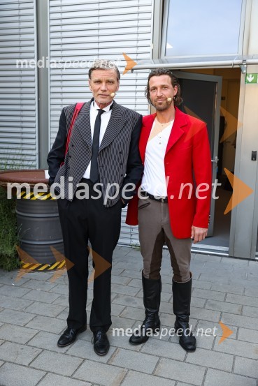  Boris  Kerč, igralec;  Tomo Tomšič, igralecSlamnik, premiera komedije