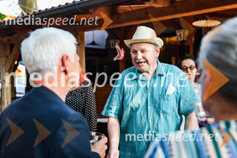 Andrej Rozman Roza in Alenka Sottler prejemnika Levstikove nagrade 2021, podelitev