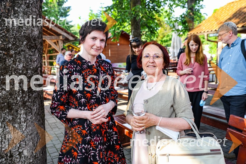 Andrej Rozman Roza in Alenka Sottler prejemnika Levstikove nagrade 2021, podelitev