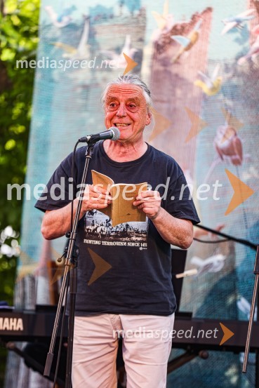 Andrej Rozman Roza in Alenka Sottler prejemnika Levstikove nagrade 2021, podelitev