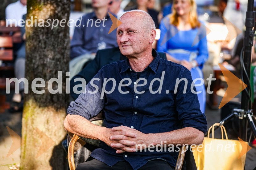 Andrej Rozman Roza in Alenka Sottler prejemnika Levstikove nagrade 2021, podelitev