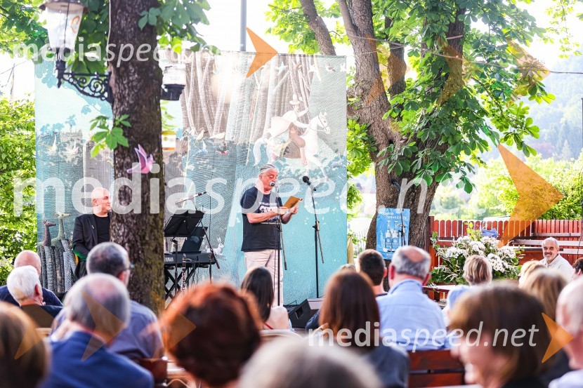 Andrej Rozman Roza in Alenka Sottler prejemnika Levstikove nagrade 2021, podelitev