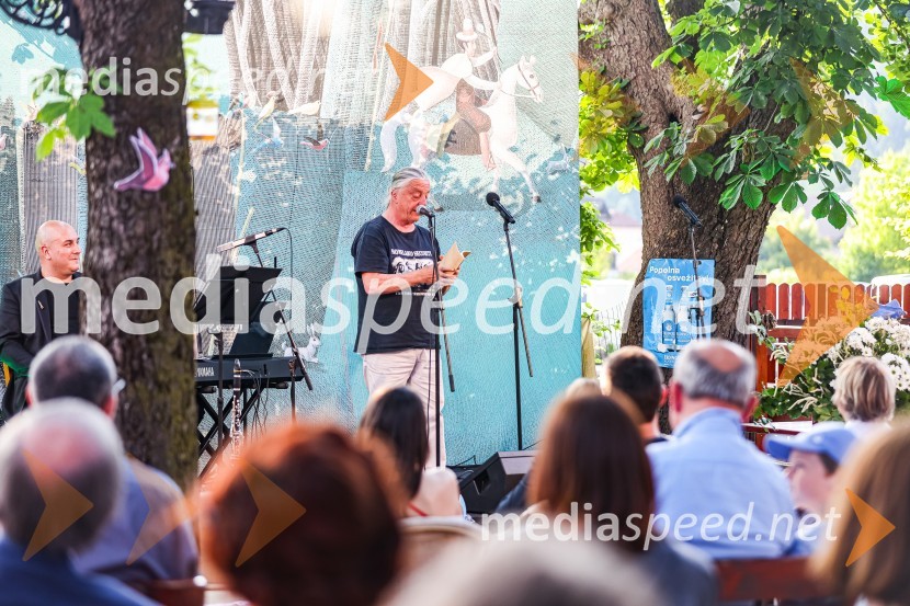 Andrej Rozman Roza in Alenka Sottler prejemnika Levstikove nagrade 2021, podelitev