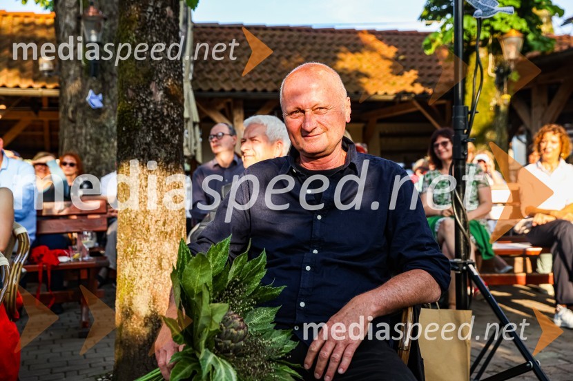 Andrej Rozman Roza in Alenka Sottler prejemnika Levstikove nagrade 2021, podelitev