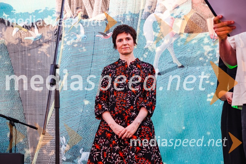 Andrej Rozman Roza in Alenka Sottler prejemnika Levstikove nagrade 2021, podelitev