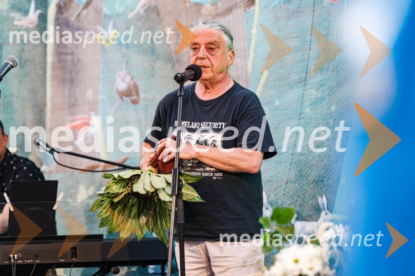 Andrej Rozman Roza in Alenka Sottler prejemnika Levstikove nagrade 2021, podelitev