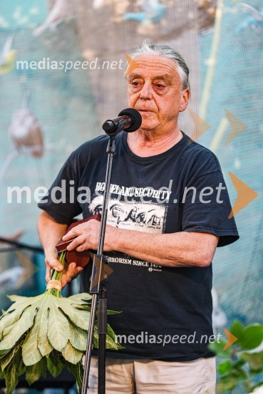 Andrej Rozman Roza in Alenka Sottler prejemnika Levstikove nagrade 2021, podelitev