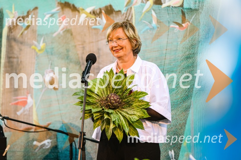 Andrej Rozman Roza in Alenka Sottler prejemnika Levstikove nagrade 2021, podelitev