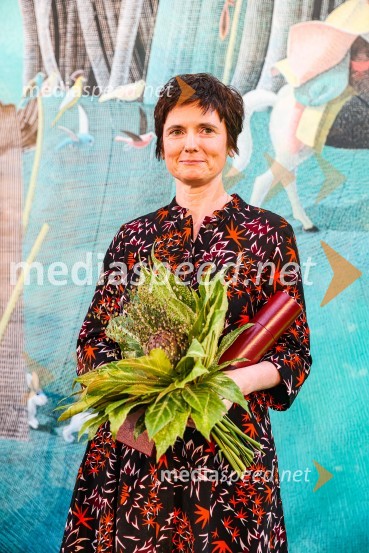 Andrej Rozman Roza in Alenka Sottler prejemnika Levstikove nagrade 2021, podelitev