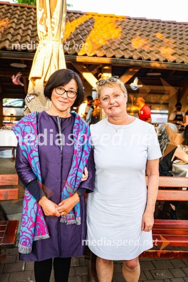 Andrej Rozman Roza in Alenka Sottler prejemnika Levstikove nagrade 2021, podelitev