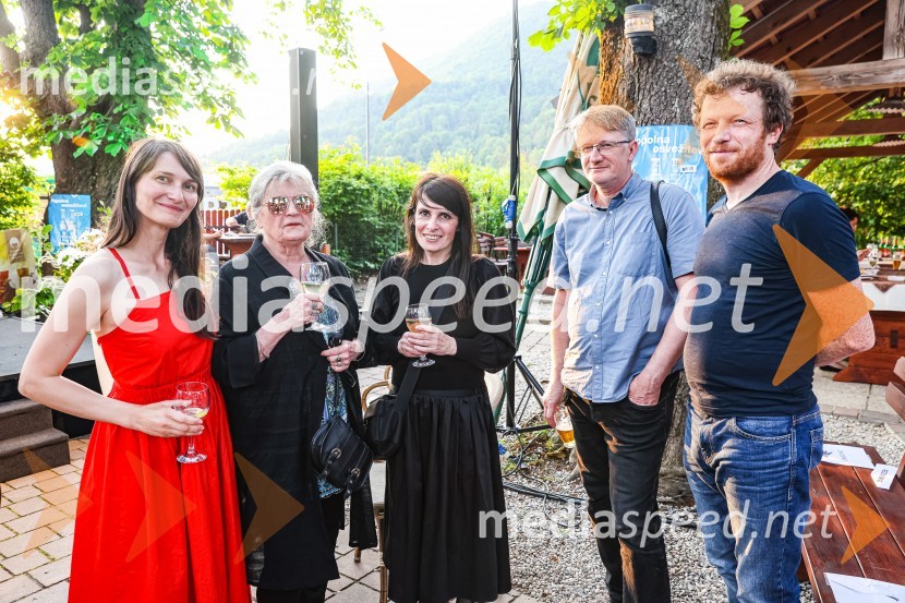 Andrej Rozman Roza in Alenka Sottler prejemnika Levstikove nagrade 2021, podelitev