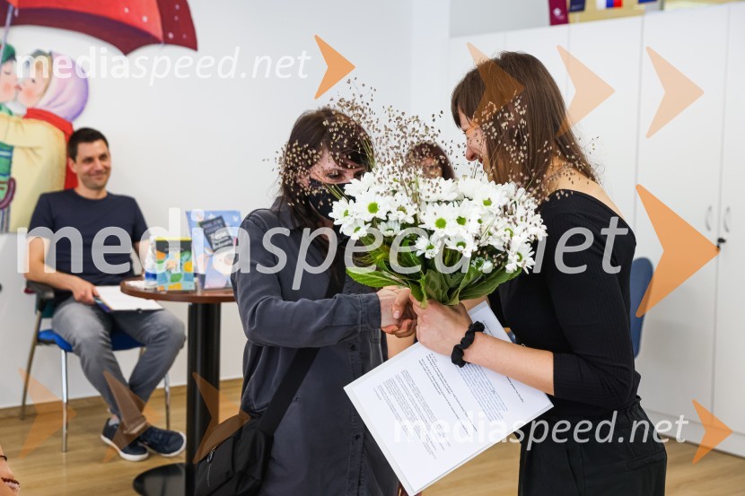 Levstikove nagrade 2021, novinarska konferenca z razglasitvijo nagrajencev