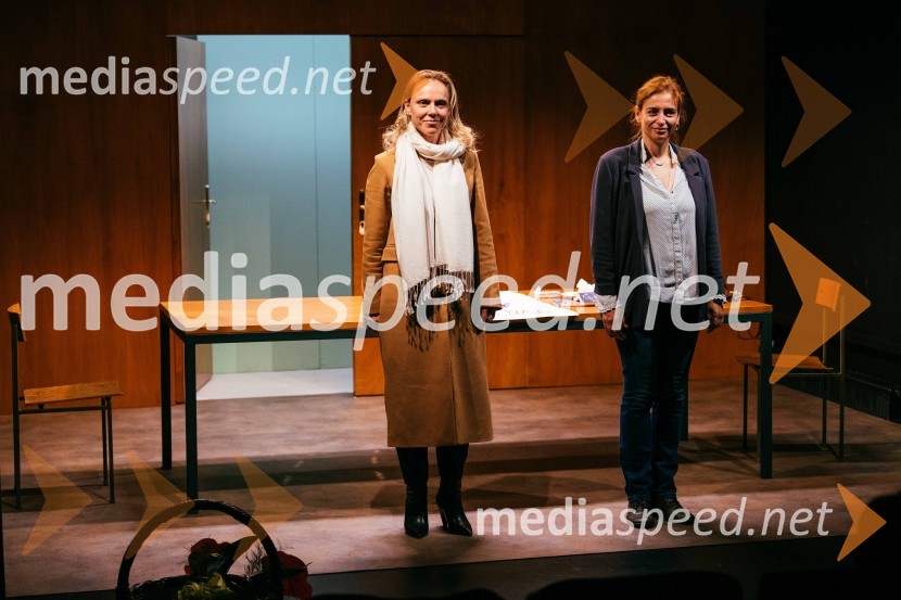  Manca  Ogorevc, igralka;  Barbara Medvešček, igralkaGorazdov vozel, premiera, SLG Celje