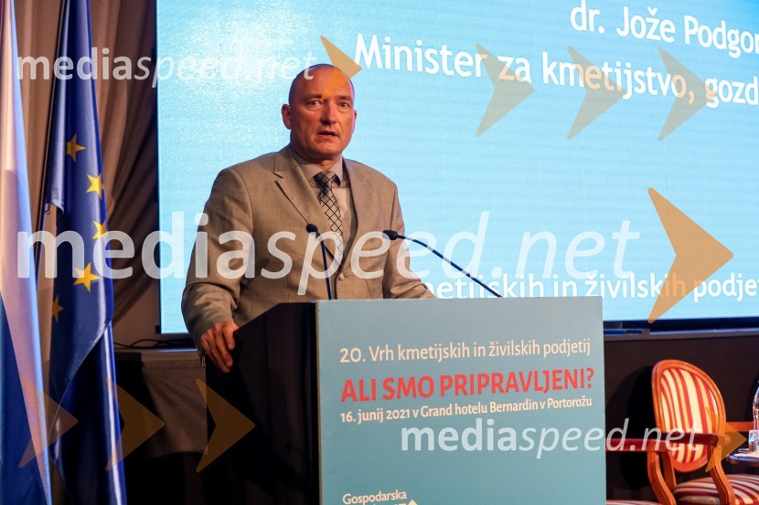 dr. Jože Podgoršek, agrarni ekonom in politik, minister za kmetijstvo, gozdarstvo in prehrano20. Vrh Kmetijskih in živilskih podjetij Slovenije
