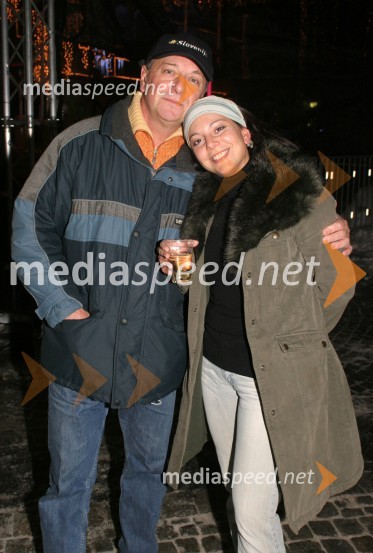 Vasja Samec, Zavod za turizem Maribor in Veronika Žajdela, igralka in televizijska voditeljicaSilvestrovanje, Glavni trg Maribor