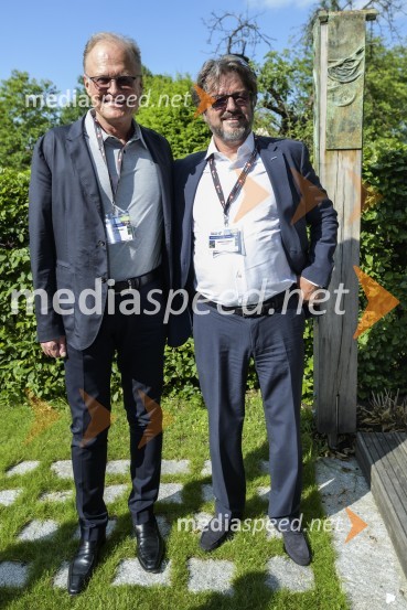  Janez  Škrabec, direktor Riko d.o.o., predsednik Slovensko-ruskega poslovnega sveta, častni konzul Belorusije;  Hubert Kosler, direktor Yaskawa Ristro d.o.o.Kočevsko Ribniški forum 2021