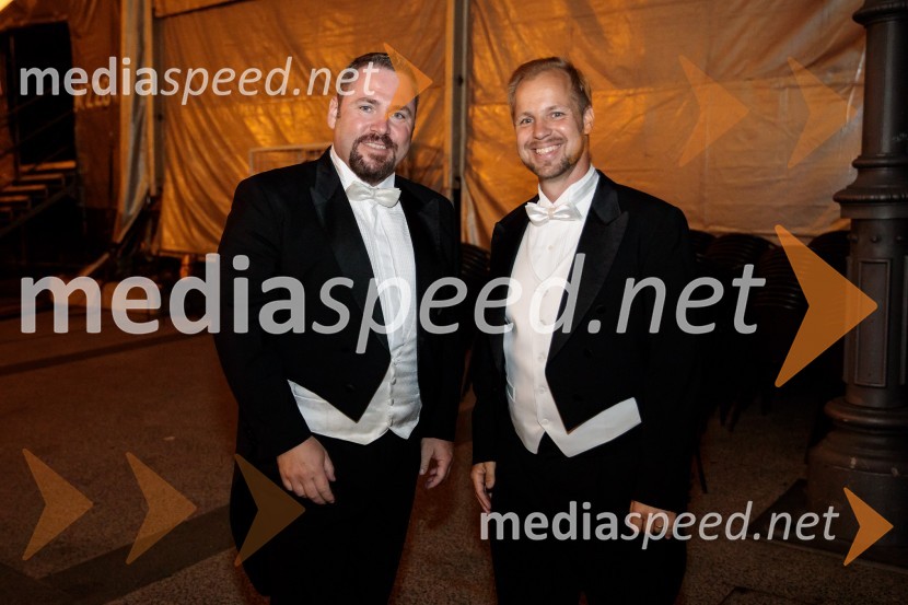  Jaki Jurgec, operni solist;  Matej Sušnik, King Foo, basistOperna noč v Ljubljani