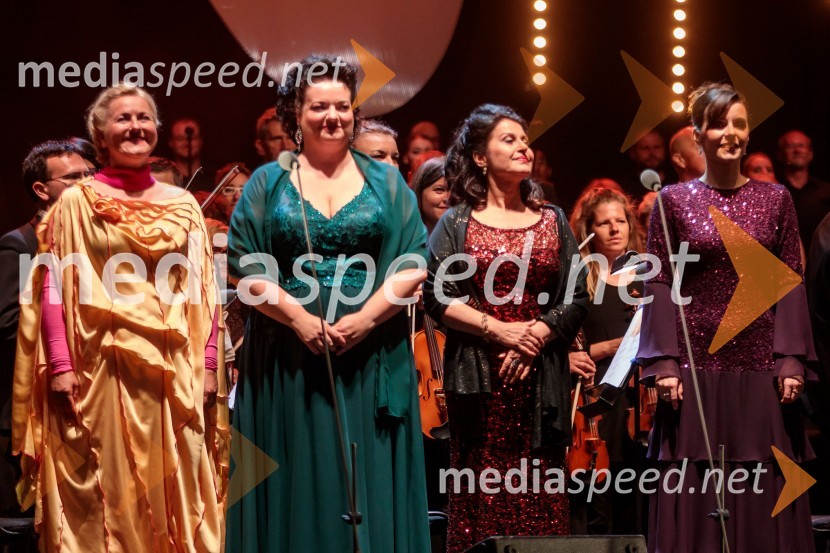  Andreja Zakonjšek Krt, sopranistka;  Rebeka Lokar, operna pevka;  Irena  Petkova, operna pevka;  Valentina Čuden, operna pevkaOperna noč v Ljubljani