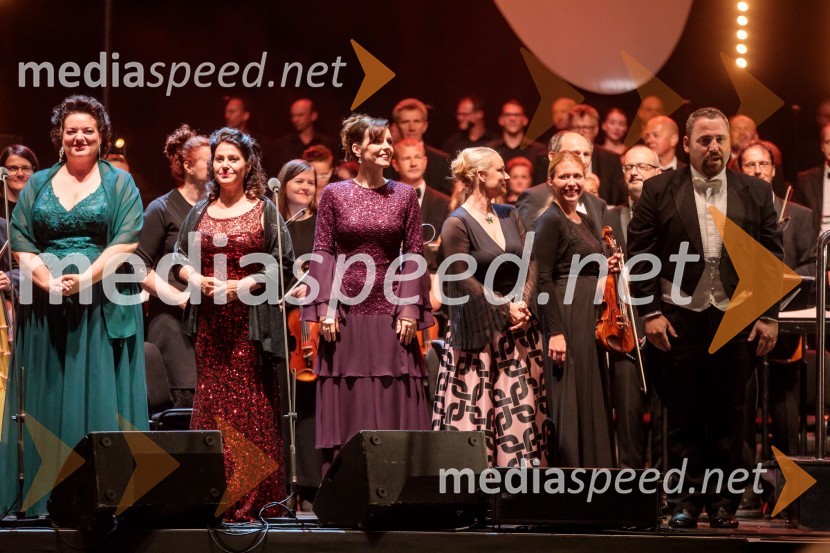  Rebeka Lokar, operna pevka;  Irena  Petkova, operna pevka;  Valentina Čuden, operna pevka;  Sabina  Cvilak, operna pevka;  ... ;  Jaki Jurgec, operni solistOperna noč v Ljubljani