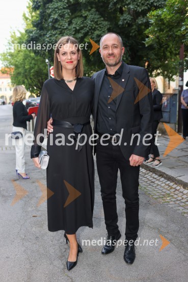 Emina Koren Mirkovič;  Gregor Reichenberg,  podžupan MOM za področje arhitekture in prostora56. Festival Borštnikovo srečanje, otvoritev