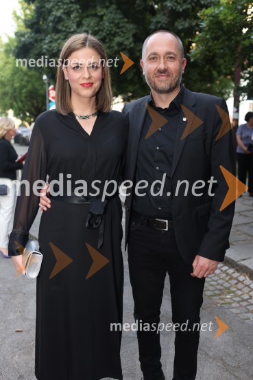  Emina Koren Mirkovič;  Gregor Reichenberg,  podžupan MOM za področje arhitekture in prostora56. Festival Borštnikovo srečanje, otvoritev